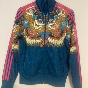 Small, Adidas, Zip up, Multi-color, Butterfly Track Jacket